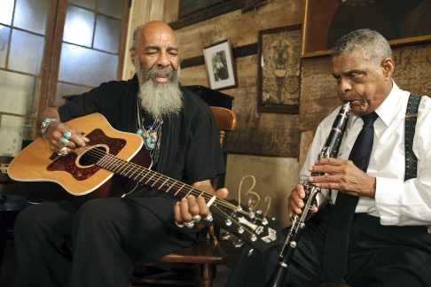 Richie Havens & Charlie Gabriel by Erika Goldring | Fine Art Digital Photograph Richie Havens & Charlie Gabriel